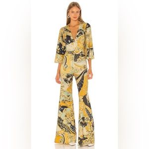 Free People floral jumpsuit size M NWT